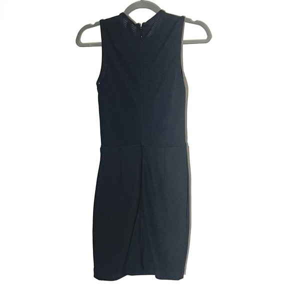 AQ/AQ Black Scorpio Bodycon Mesh Mini Dress Size 4 - Picture 9 of 10